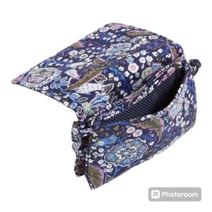 Vera Bradley VB Basics Mini Flap Crossbody Versailles Navy